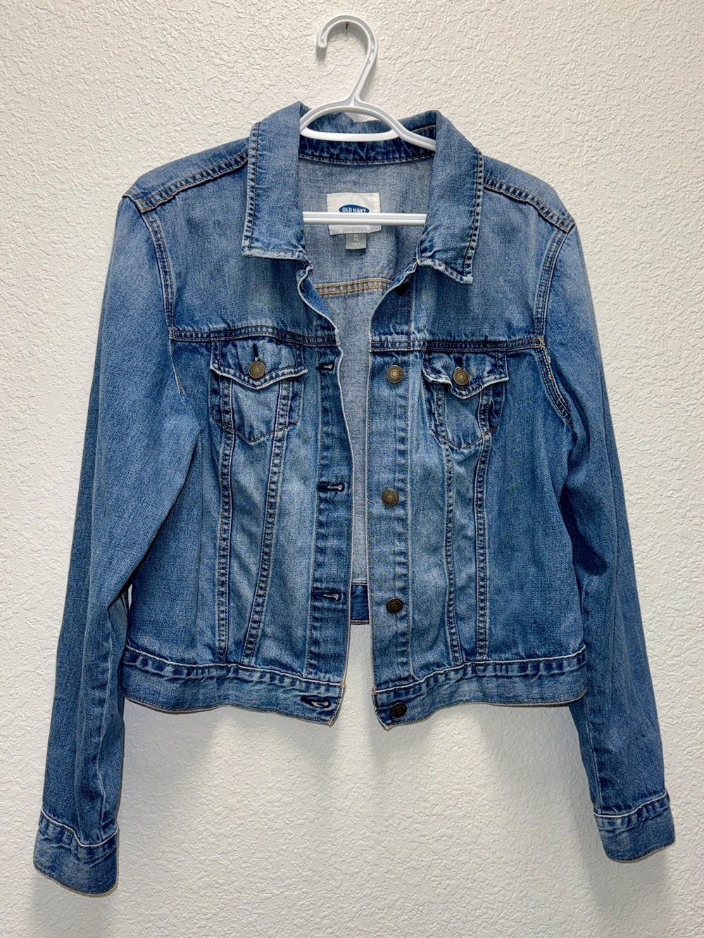 Women’s XL Trucker Blue Denim Jean Jacket